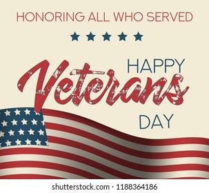 4,462 Happy veterans day vintage Images, Stock Photos & Vectors ...