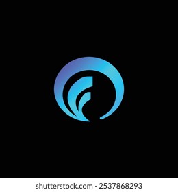 Weihnachtswind Segeln Vektor Logo Design

