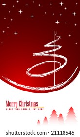 Holiday winter background