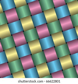 Holiday wrapping paper satin background (editable seamless pattern)
