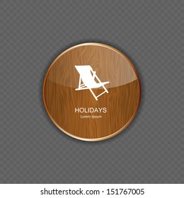 Holidays application icons vector 