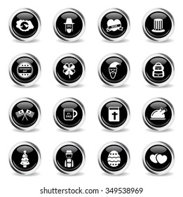 Holidays chrome icons for web