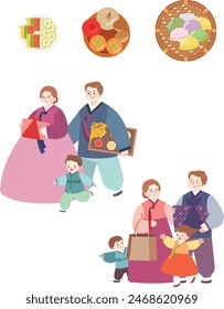 holidays, Chuseok, Songpyeon, Hanbok, Hometown,