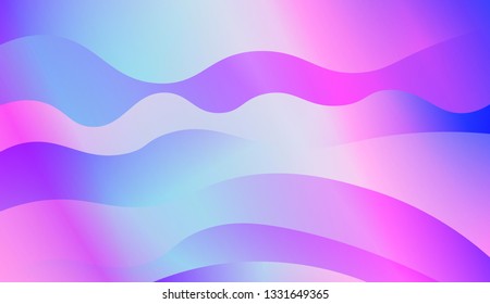 holidays color illustration with neon waveshape. vector illustration. For stylish design.