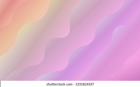 holidays color illustration with neon waveshape. vector illustration. For stylish design.