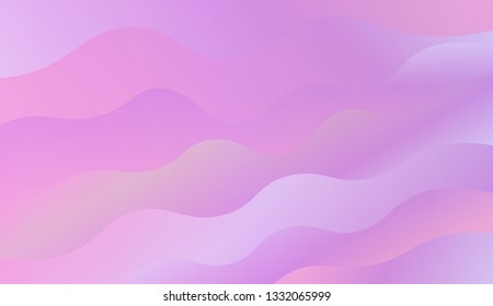 holidays color illustration with neon waveshape. vector illustration. For stylish design.