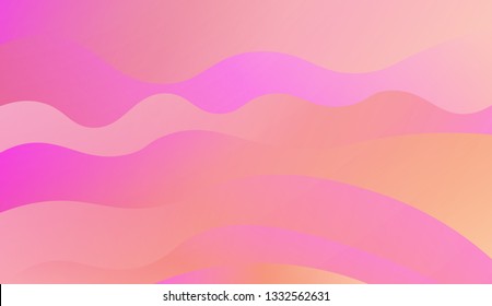 holidays color illustration with neon waveshape. vector illustration. For stylish design.