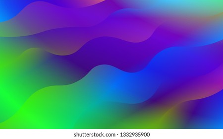 holidays color illustration with neon waveshape. vector illustration. For stylish design.
