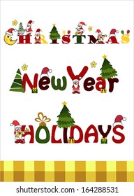 holidays fonts
