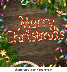 Holidays greeting and Christmas card. EPS 10 vector file included