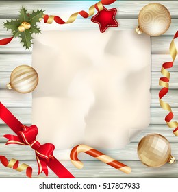 Holidays greeting and Christmas card. EPS 10 vector file included