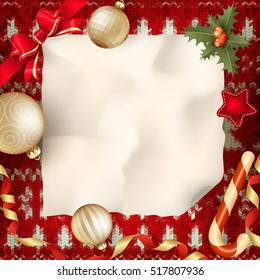 Holidays greeting and Christmas card. EPS 10 vector file included