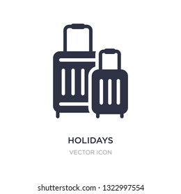 holidays icon on white background. Simple element illustration from Technology concept. holidays sign icon symbol design.