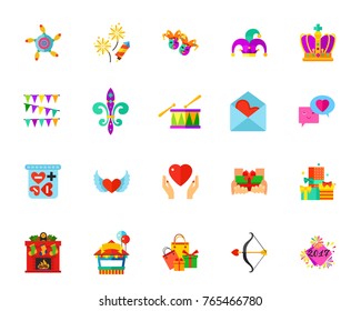 Holidays icon set
