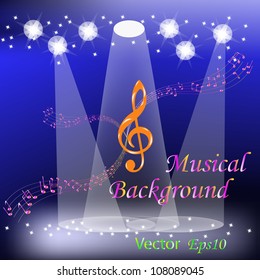 Holidays musical background