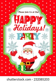 holidays party invitation