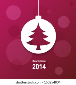 Holidays poster for Christmas. Design template card. Vector.