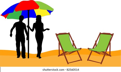 Holidays - relax on the beach