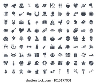 Holidays silhouette icon