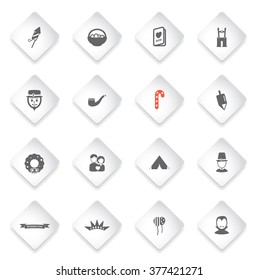 Holidays simply symbol for web icons and user interface