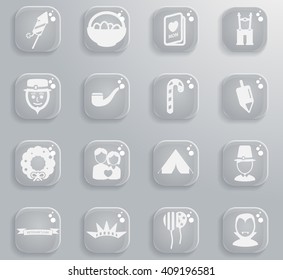 Holidays simply symbol for web icons and user interface