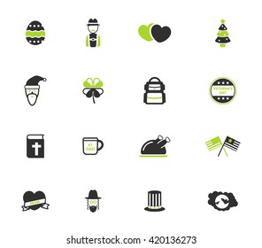 Holidays simply symbol for web icons and user interface