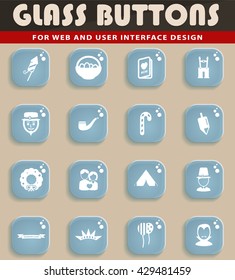 Holidays simply symbol for web icons and user interface