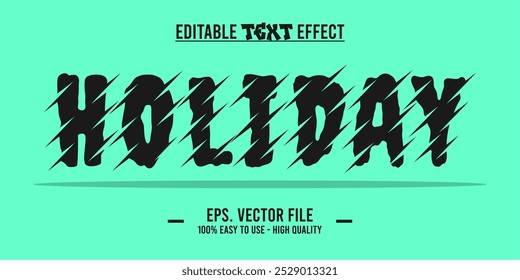 Holidays typography Vector Text With Colorful art illustration Drawing. eps files