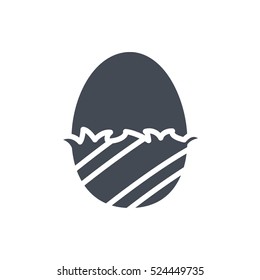 Holidays Vector Icon Easter Glyph Solid silhouette