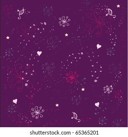 Holidays winter background with snow