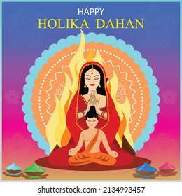 Holika Dahan  Happy Holi festival post