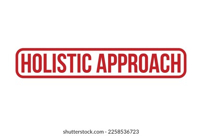 Vector de sello de goma de aproximación holística