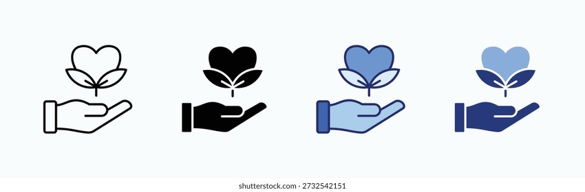 holistic health Icon Sheet Multiple Style Collection Isolated Vector