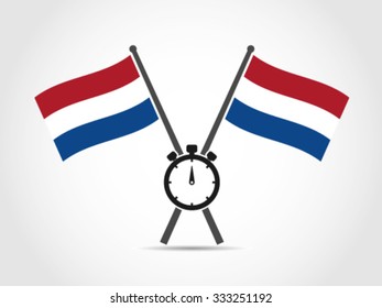 Holland Dutch Flag Emblem Performance