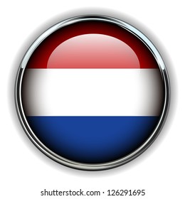 Holland flag button