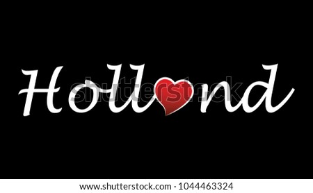 Holland Logo Type Writing