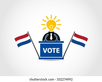 Holland Podium Bright Politician