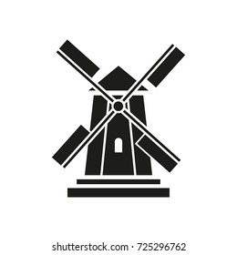 Holland windmill icon