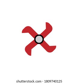 hollow prop icon vector design illustration