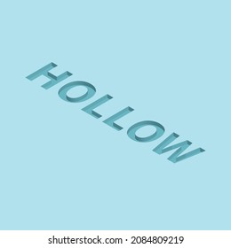 hollow world on blue background for your site. Vector illustration