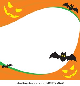 holloween pumpkin abstract background vector 