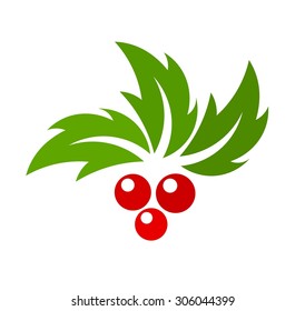 Holly berry. Vector illustration