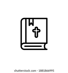 Icono de Holly Book Linear en vector. Logotipo