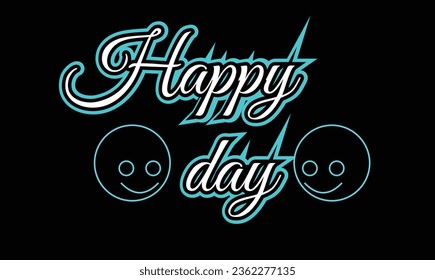 Holly day text letter in 3d illustration
