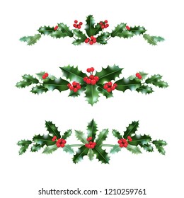 Holly decor set