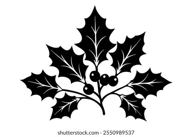 Holly Illustrations Festive Holiday Images 