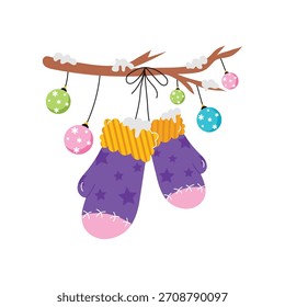 Holly Jolly Sock vetor etiqueta ilustração.