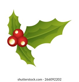 Holly Leaves Vector Design