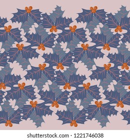 Holly seamless border