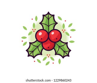 Holly vector illustration